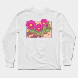 Hedgehog Cactus Long Sleeve T-Shirt